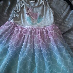 Mermaid Tulle Dress with Pastel Colors